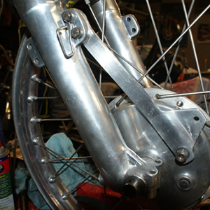 Bultaco Alpina front end